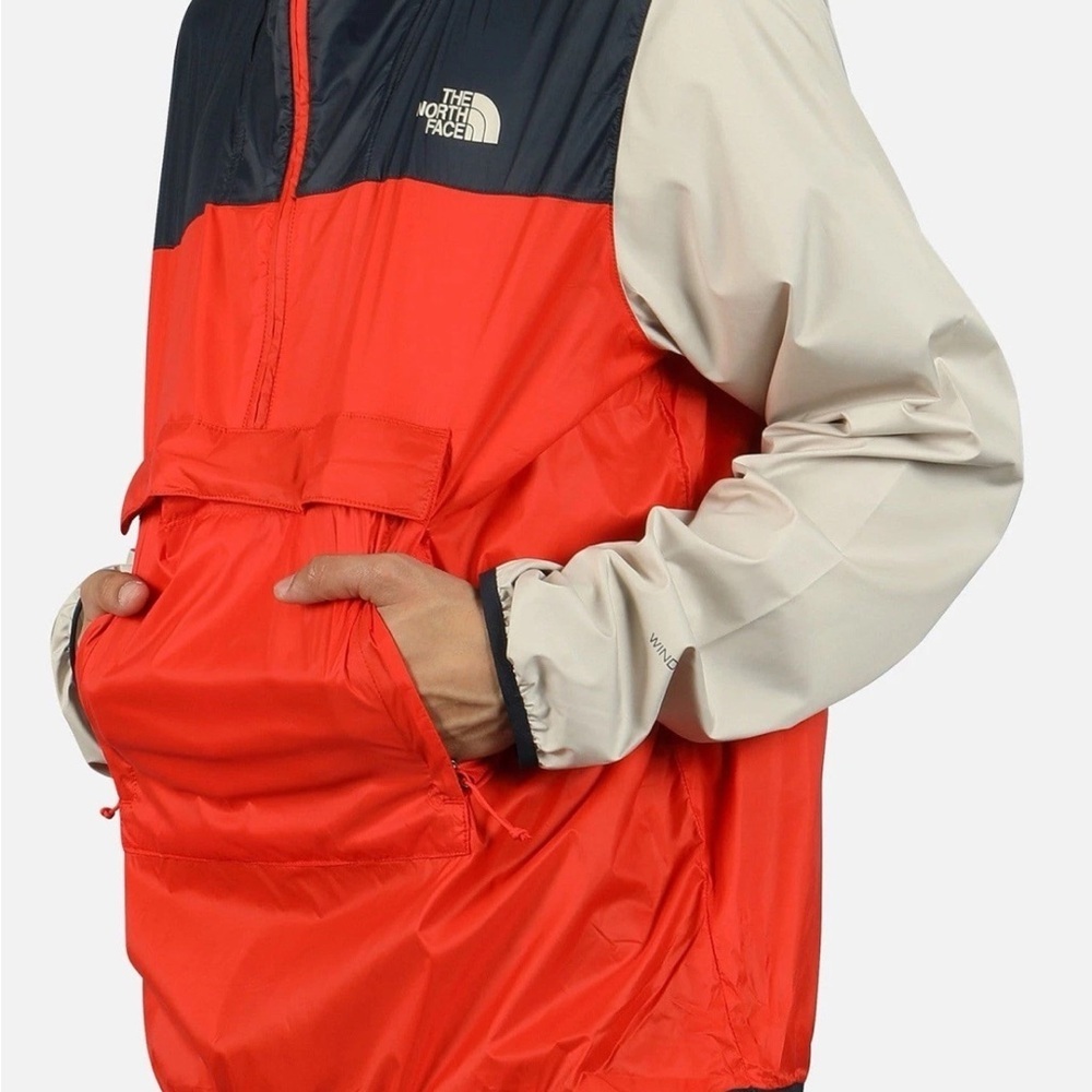 The North Face Fanorak Windwall Packable Windbreaker Jacket Color block Men’s S - Picture 3 of 16